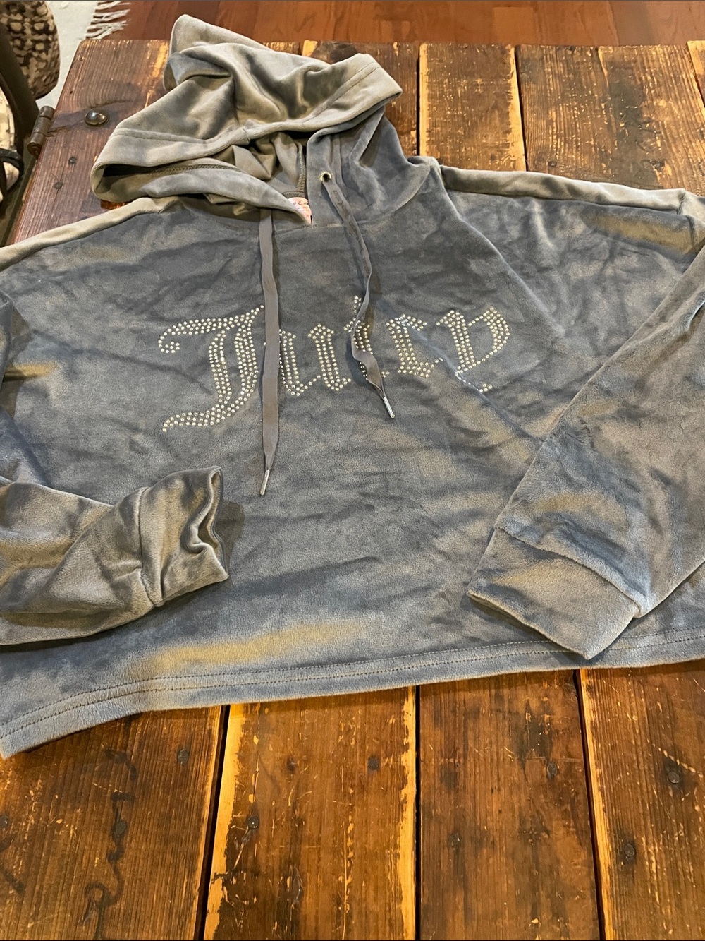 Juicy Couture Gray velvet Track Suit - Picture 2 of 5